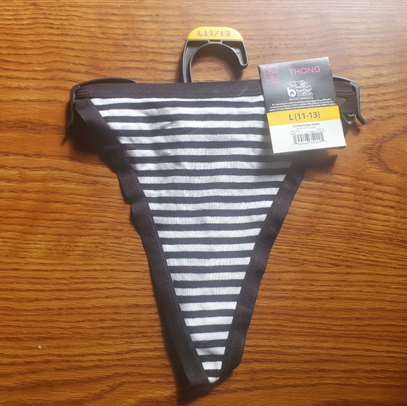 No Boundaries Juniors Cotton String Thong - Picture 5 of 6